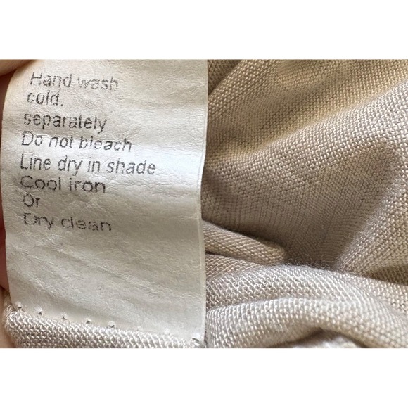 Luisa Ricci Top Womens S VTG Gray Floral Long Sleeve 100% Silk Blouse Lined - Picture 5 of 5